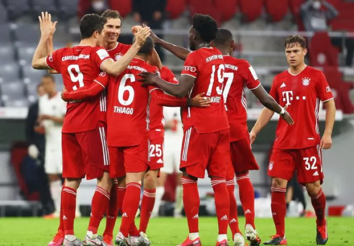 Jugadores del Bayern Múnich. Foto: AP