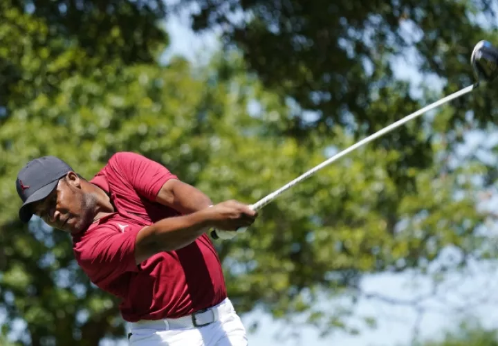 Harold Varner III  en el hoyo 14 del torneo. Foto:AP