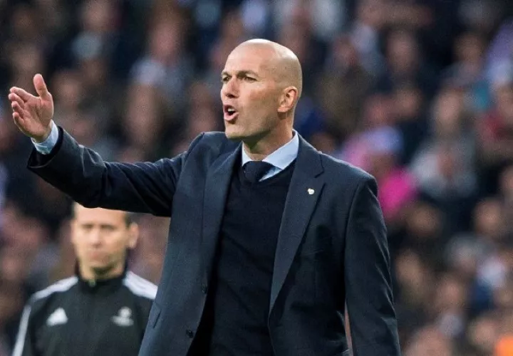 El entrenador del Real Madrid, Zinedine Zidane. Foto:EFE 