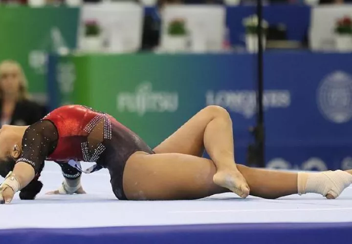 Hillary Heron, forma parte de la nueva generación de gimnastas que se abren paso en esta disciplina deportiva. Cortesía