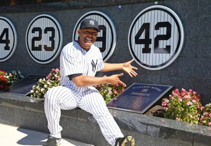 Mariano Rivera mostró su felicidad por el regreso de los juegos en las Grandes Ligas. Foto:EFE