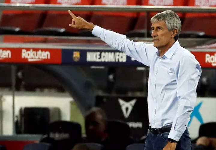 Quique Setién restó importancia a la polémica.