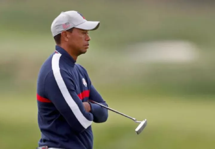Tiger Woods de EE.UU. en una de sus participaciones en la Ryder Cup. Foto:EFE
