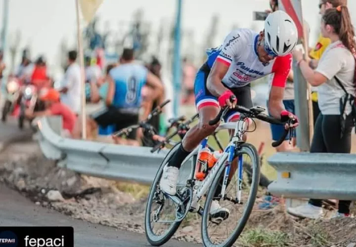 Christopher Jurado ciclista panameño. Foto:EFE