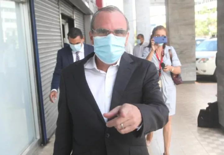 El exjefe del Consejo de Seguridad, Rolando López, acudió ayer al Ministerio Público.  
