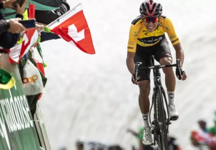 El colombiano Egan Bernal ganó el Tour de Francia. Foto:EFE