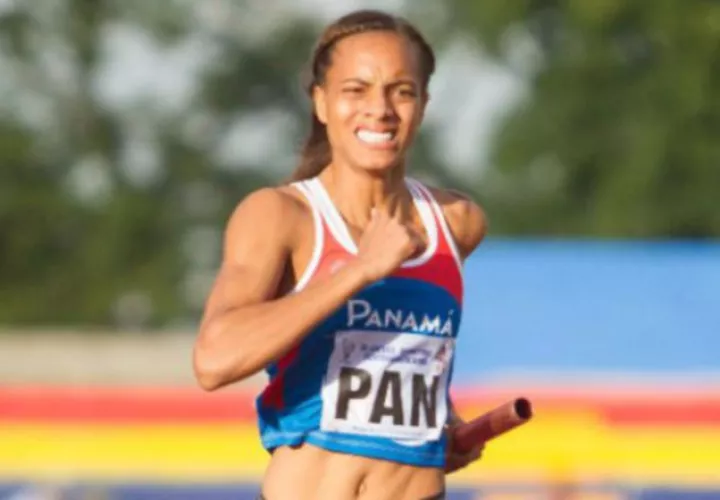 Nathalee Aranda atleta de salto largo. Foto: Pandeportes