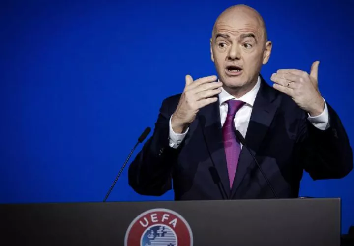 Infantino presidente de la Fifa. Foto:EFE