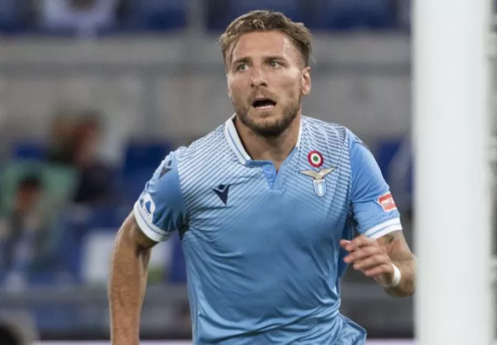 Ciro Immobile  superó a Cristiano y a Lewandowski. EFE