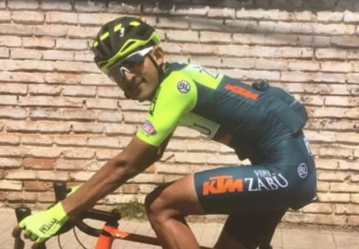 Ciclista panameño Roberto González. Foto: Cortesía