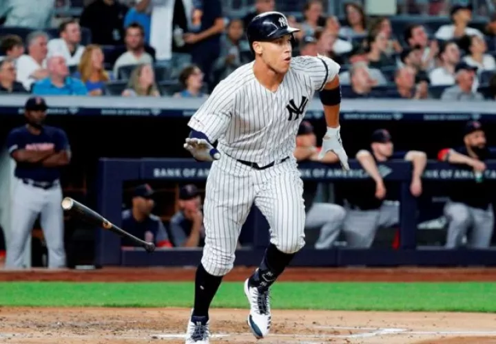 Aaron Judge joronero de los Yanquis de Nueva York. Foto:EFE