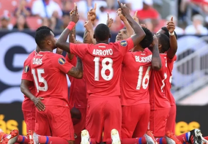 Jugadores del seleccionado panameño. Foto:Fepafut