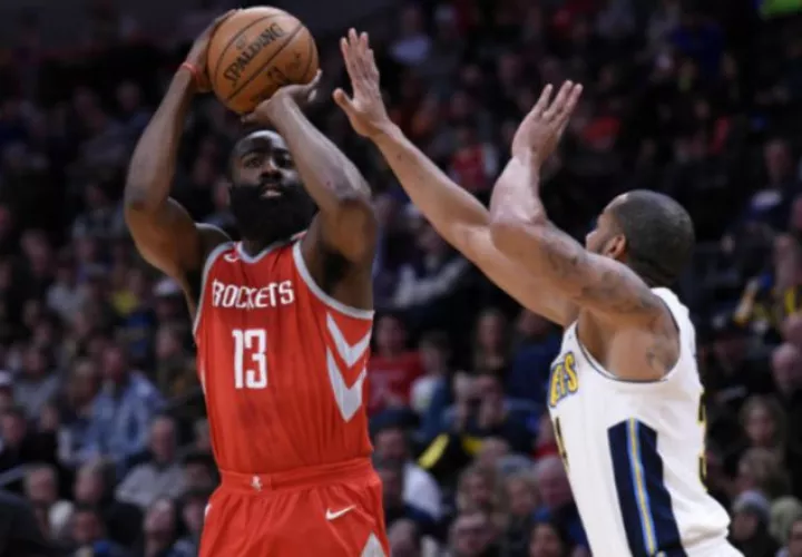 James Harden de los Rockets. Foto:EFE