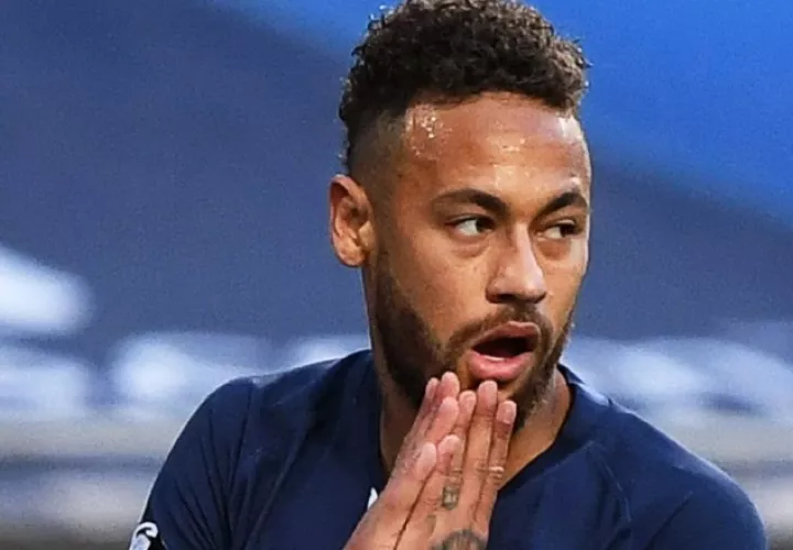 Neymar del PSG. Foto:EFE