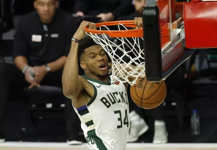 Giannis Antetokounmpo. Foto:EFE