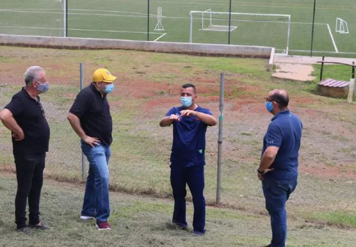 Cancha e instalaciones de Río Congo fueron inspeccionadas. Foto:@CAIPanama