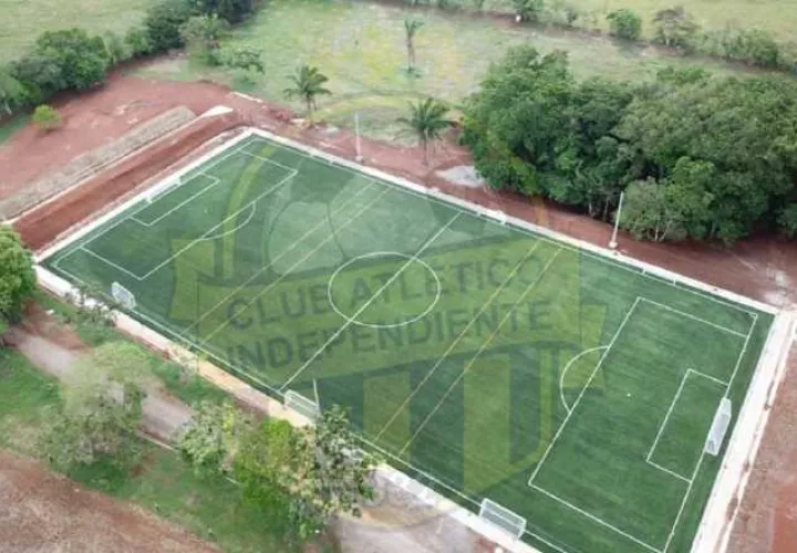 Cancha del CAI. Foto:@CAIPanama