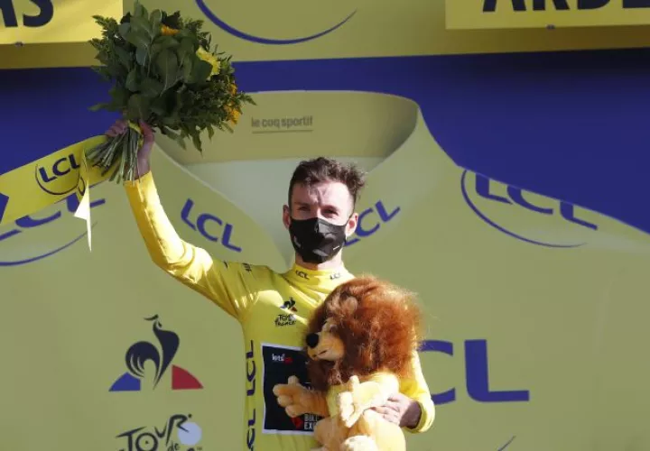 Adam Yates s el nuevo líder del Tour de Francia. Foto:EFE