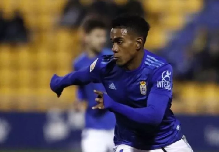 Edgar Yoel Bárcenas jugó en las dos últimas temporadas con Real Oviedo. Foto@RealOviedo