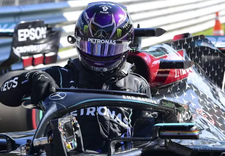 El británico saldrá de primero en el Gran Premio de Italia. Foto:EFE