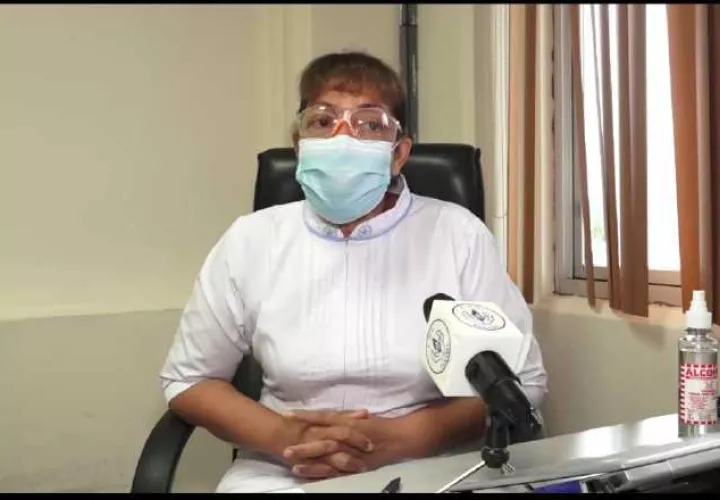 Mgtr. Doris Blandón,  jefa nacional de Enfermería de la CSS