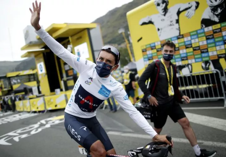 El colombiano Egan Bernal, ganador del Tour del año pasado. Foto:EFE