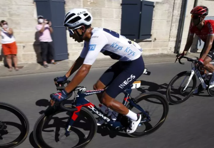 El colombiano Egan Bernal.  Foto:EFE