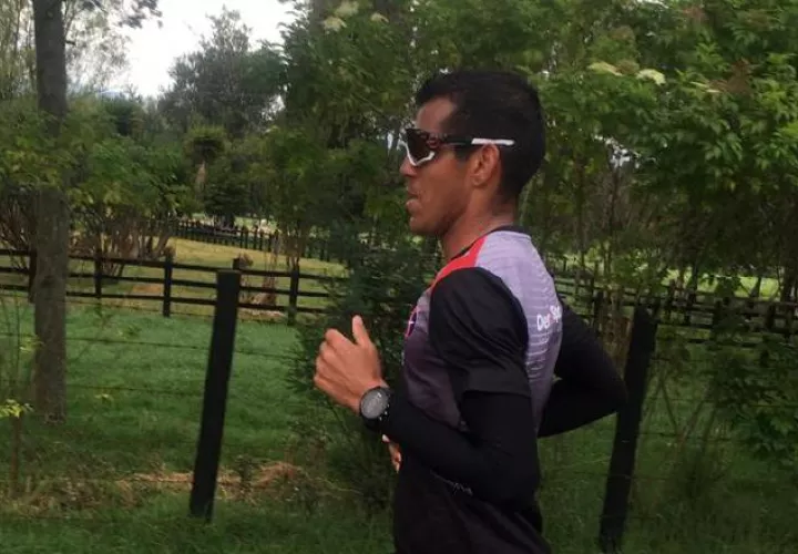 Jorge Castelblanco, entrena en la altura en Colombia desde antes de la llegada de la pandemia de coronavirus. Cortesía 