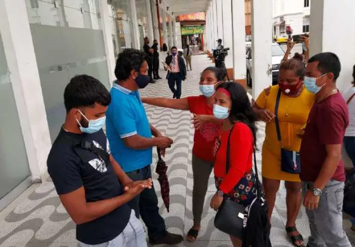 Su salida fue en medio de mucha alegría de parte de sus familiares y amigos. Diomedes Sánchez