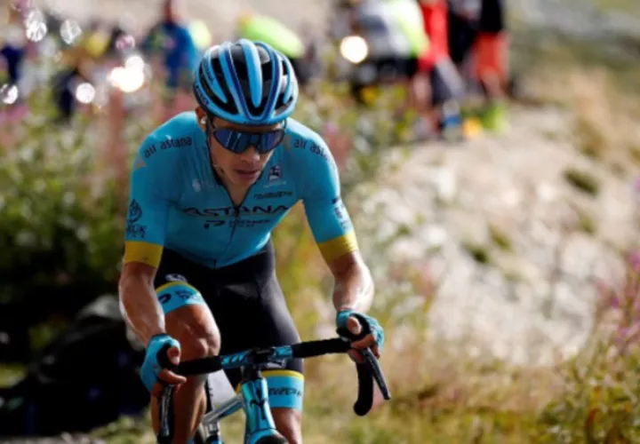 El pedalista Miguel Ángel 'Superman' López. Foto:EFE