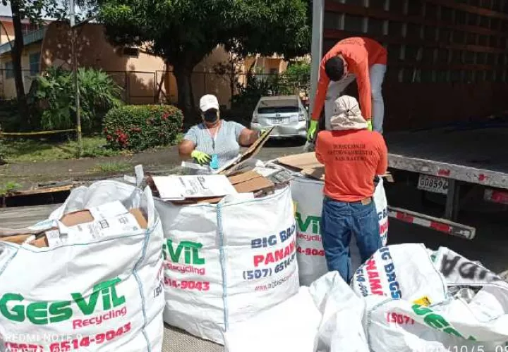 El reciclaje fue otras de las actividades que se vio afectada por la pandemia.