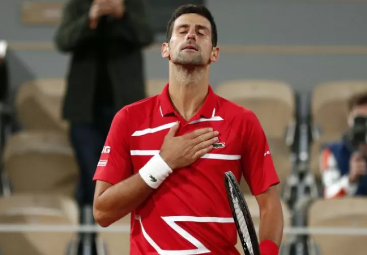 El serbio Novak Djokovic. Foto:EFE