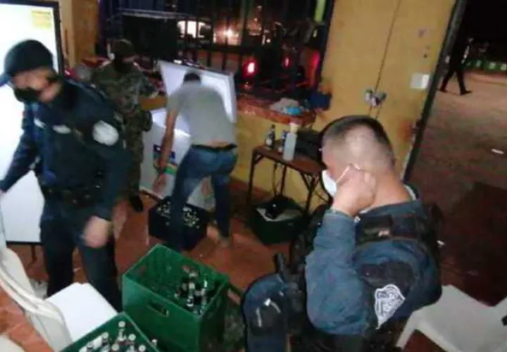 Cientos de detenidos por violar las normas sanitarias. 