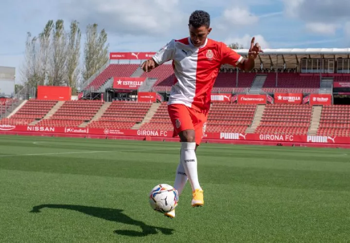 Edgar Yoel Bárcenas. Foto:@GironaFC