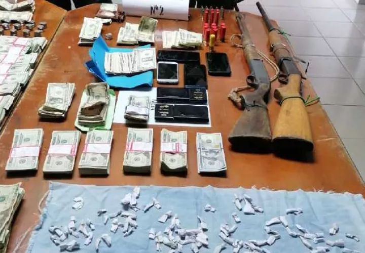 Los allanamientos se dieron en dos residencias en la provincias de Darién. Cortesía