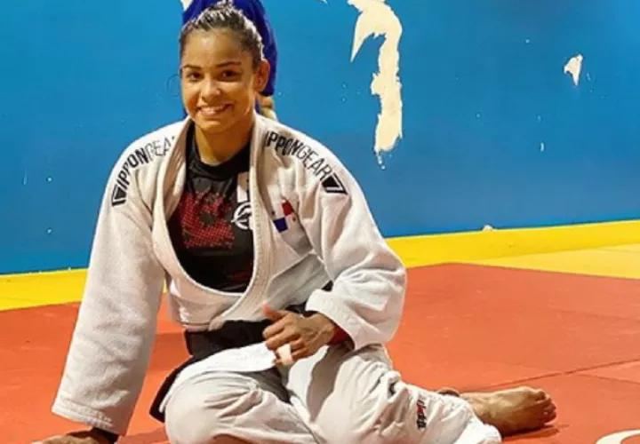 Kristine Jiménez se prepara para un Panamericano de Judo. Foto:Instagram