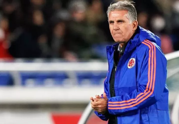  El técnico de Colombia, Carlos Queiroz. Foto:EFE