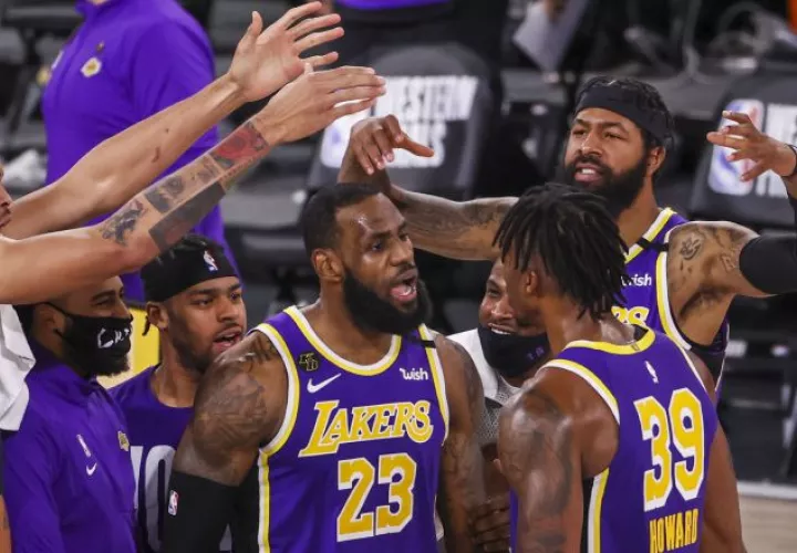 Los Lakers son los actuales campeones del baloncesto de la NBA. Foto:EFE