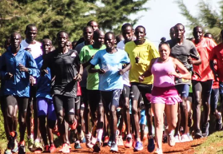Un entrenamiento en Kenia. Cortesía