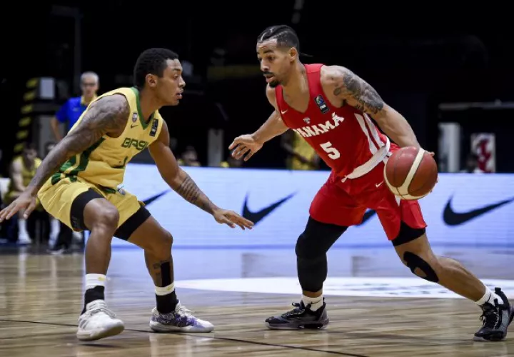 El equipo panameño perdió ayer ante Brasil. Foto:Fepaba