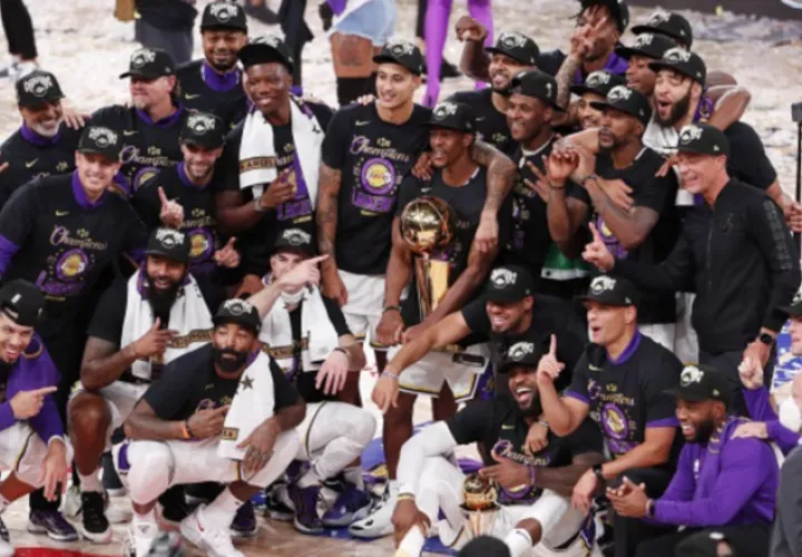 Lakers son los actuales campeones de la NBA. Foto:EFE
