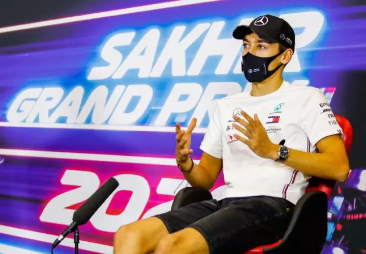 El inglés George Russell, que sustituye en Mercedes a su compatriota Lewis Hamilton. Foto:EFE