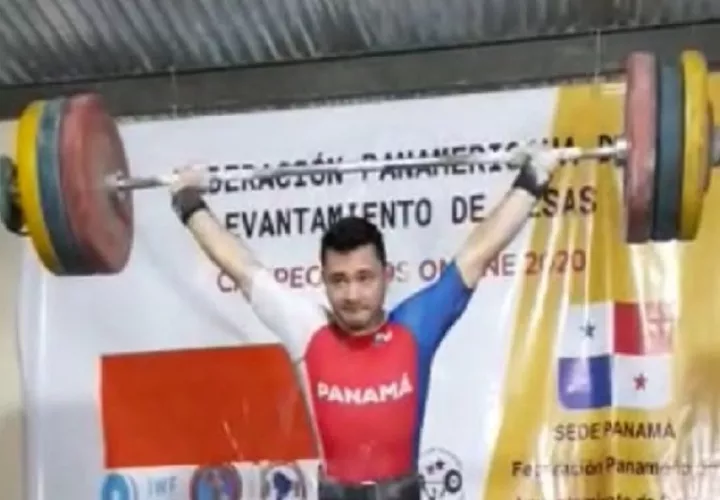 El pesista veragüense Ronnier Martínez busca su mejor forma con miras al Mundial de Pesas que otorga puntos a los Juegos de Tokio. Foto: Cortesía 