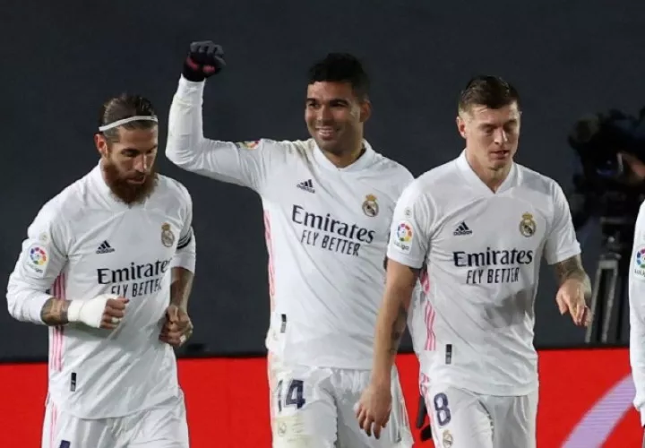 Casemiro (cent.) jugador del Real Madrid. Foto:EFE