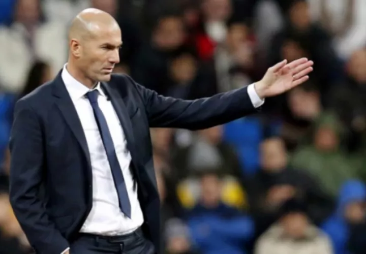 Zidane, técnico de Real Madrid. Foto:EFE