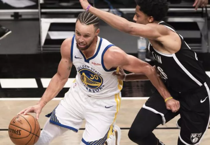 El base estrella de los Warriors de Golden State, Stephen Curry. Foto:EFE