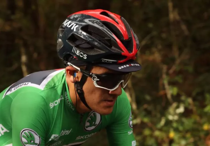 El ciclista ecuatoriano Richard Carapaz. Foto:EFE 