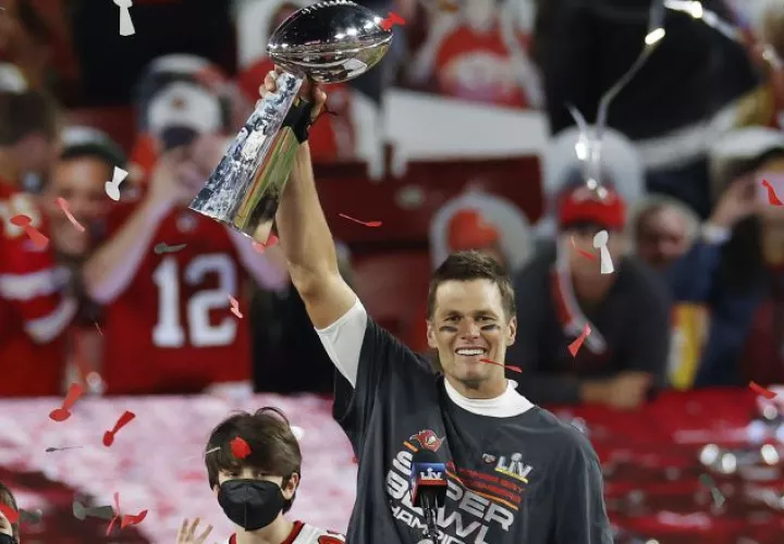 Tom Brady, mariscal de campo de la NFL. Foto:EFE