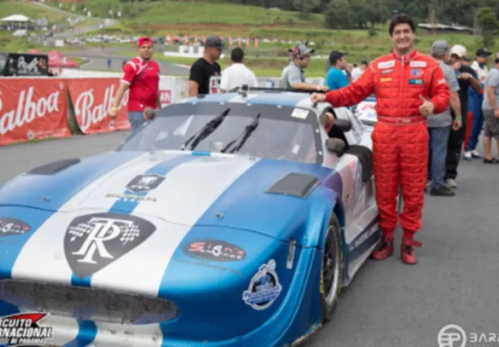 Óscar Terán en una de sus competencias en Panamá. Foto: Cortesía.