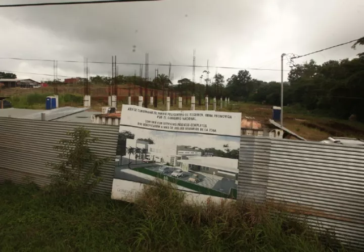 Hasta la valla que anunciaba la obra ha desaparecido. Archivo